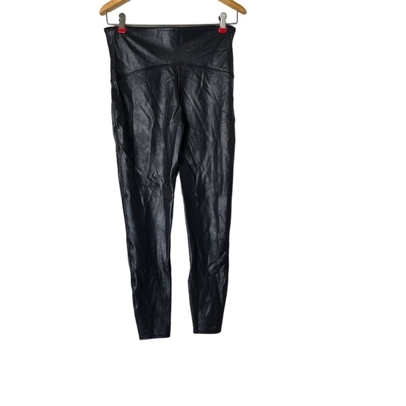 SPANX x REVOLVE Faux Leather High Waisted Leggings - Picture 3 of 11